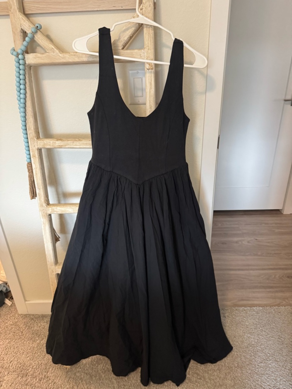 Christy Dawn Black Scoop Neck Maxi Dress; Andrea Dress